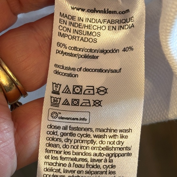 Calvin Klein Men’s White Jacket 2XL NWT - Picture 4 of 5